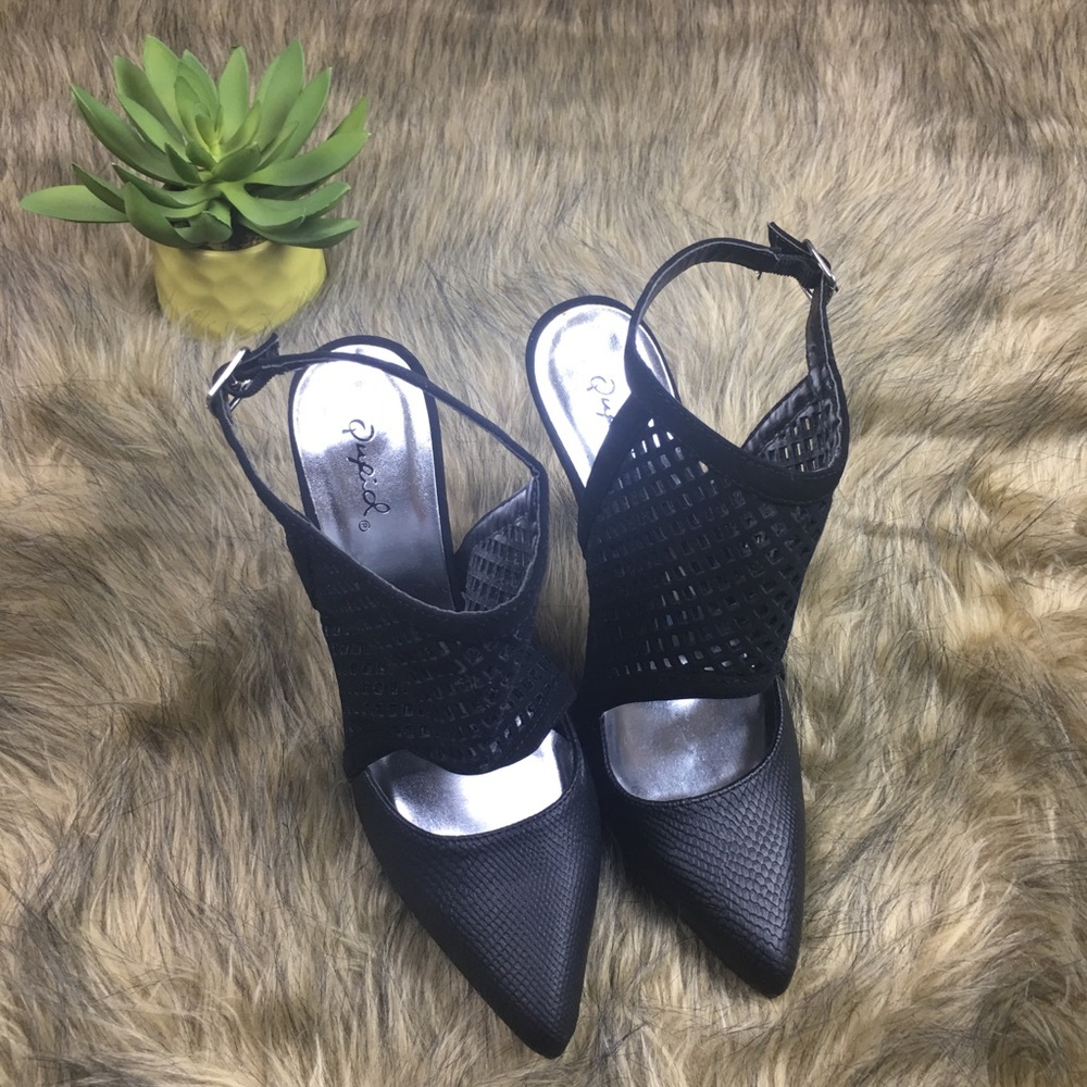 Qupid Ankle strap high heels - Picture 2 of 8